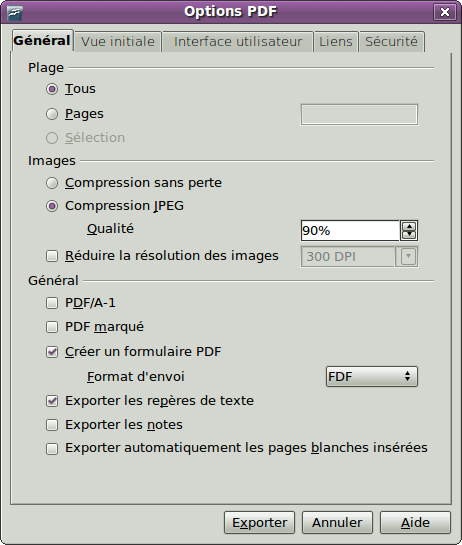 preview export pdf open office